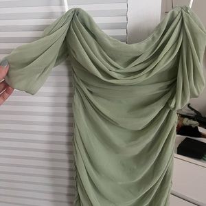 Sage green dress